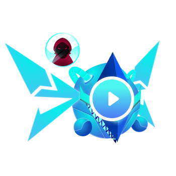 Ethereum character from Coins Invaders
